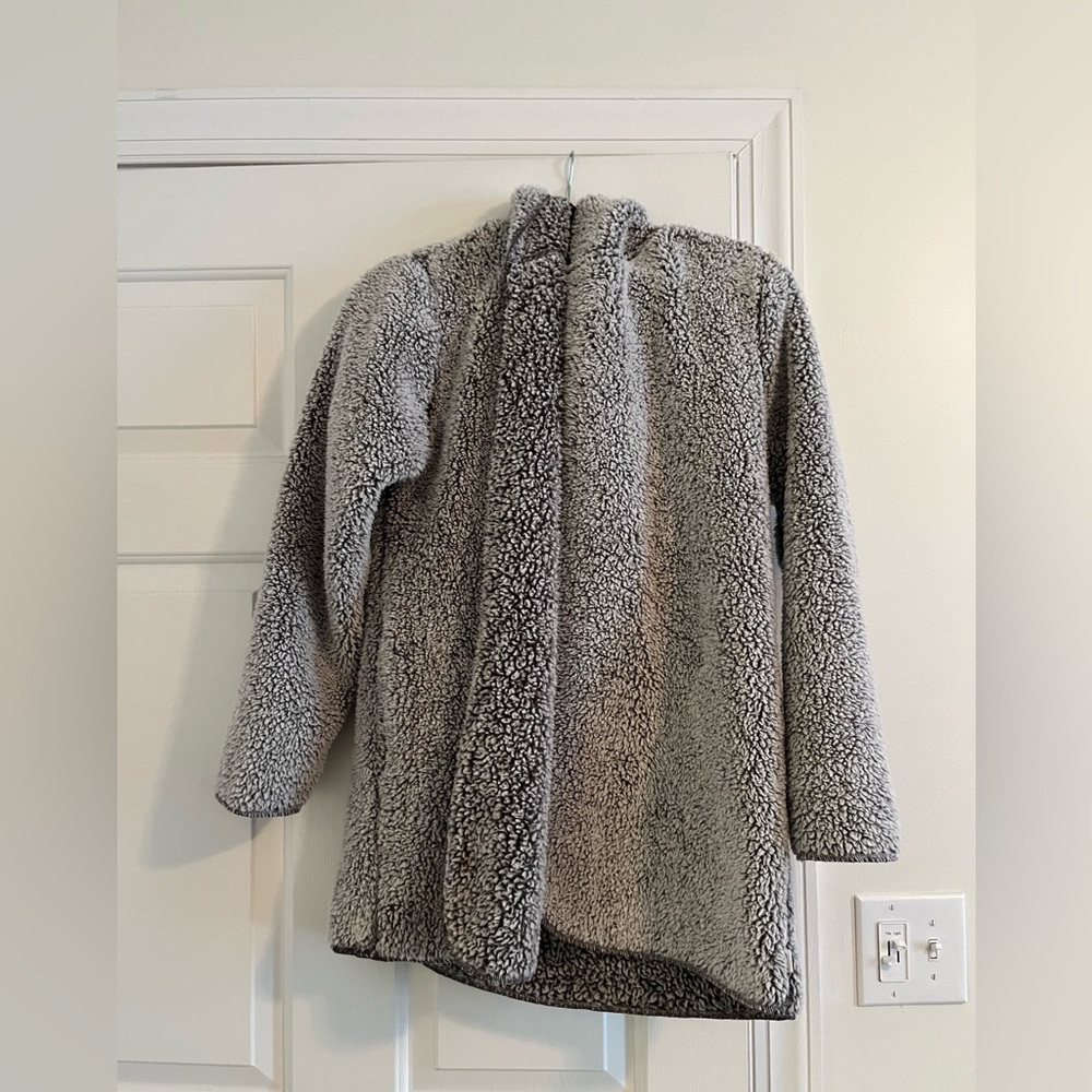 PINK Victoria's Secret Gray Sherpa Cardigan Size XS/S